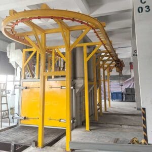 Overhead Conveyor Shot Blasting Machine